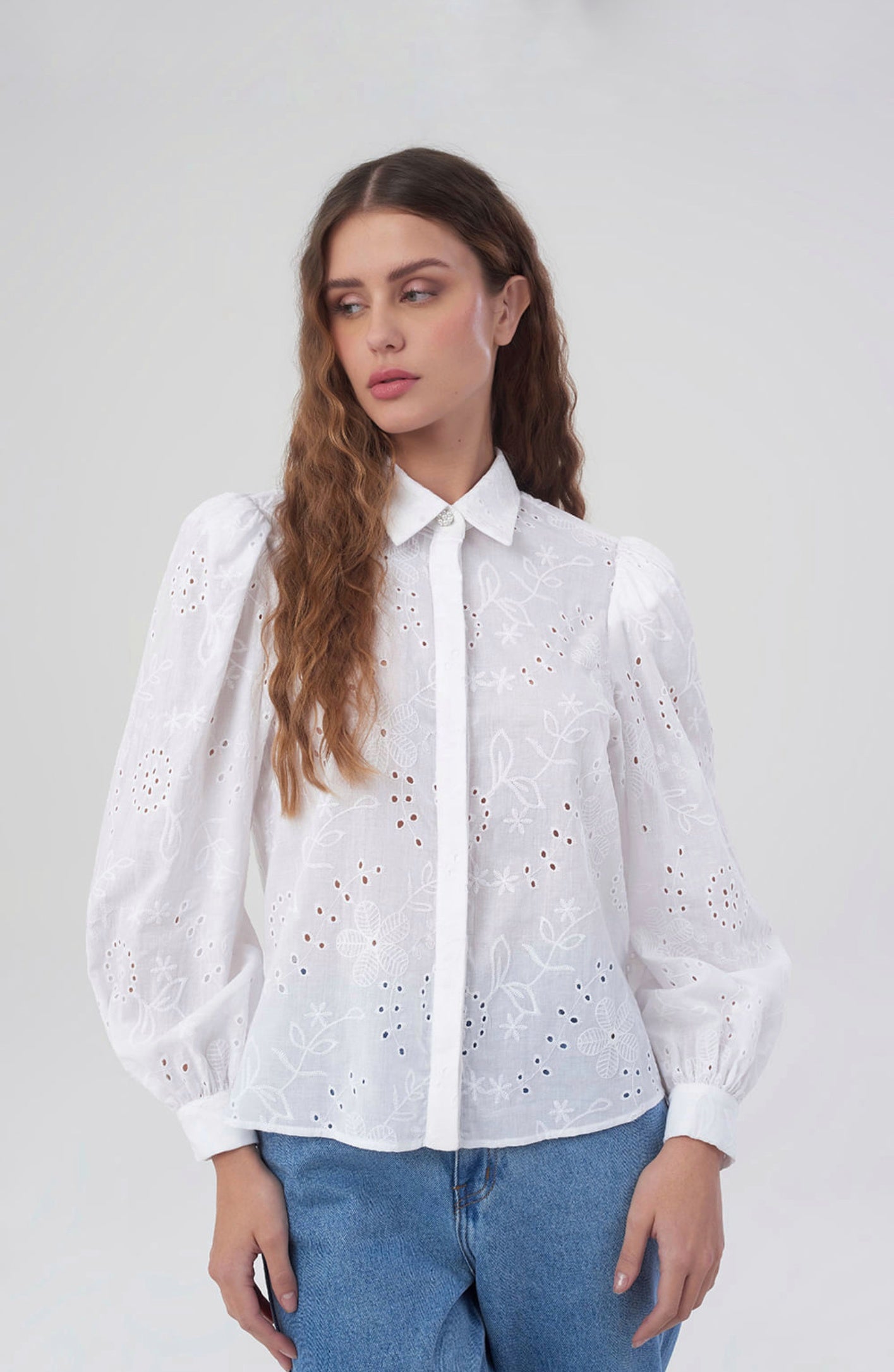 Camisa Laise Bordada